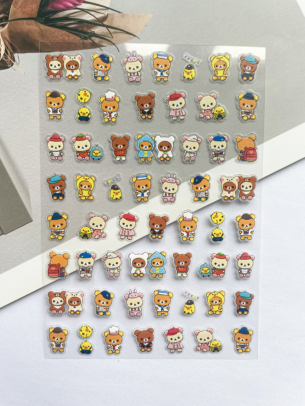 Phone Accessories Poster - Kawaii Pvc Mini Friend Rilakkuma Poster