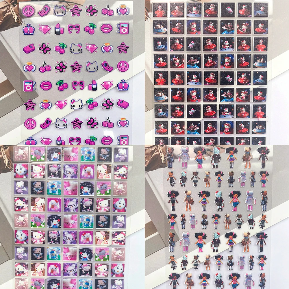 Phone Accessories Poster - Mini Pvc Cute Pink Pixel Art