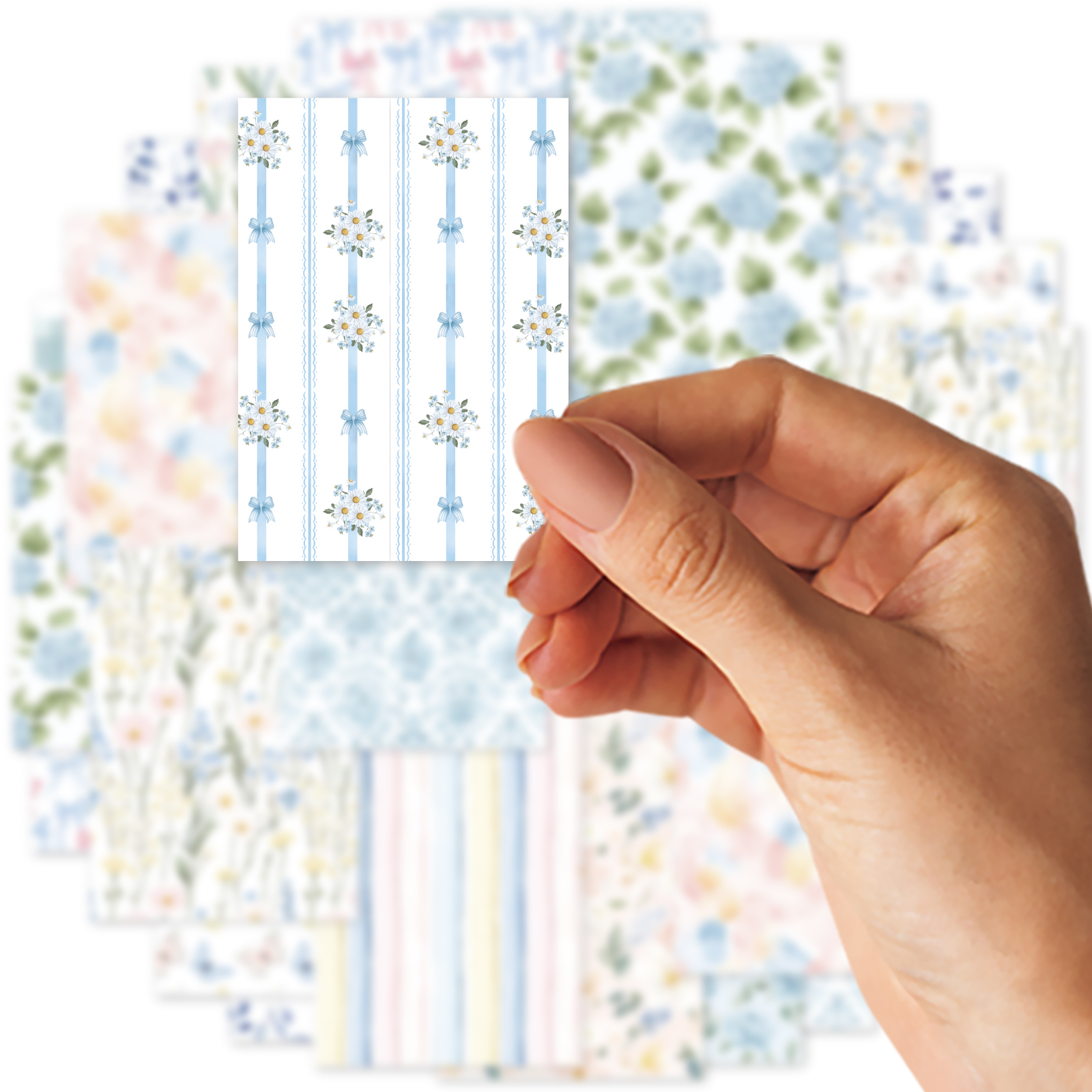 Etori Life Misty Blue Floral 3 – Phone Accessories Background recenzja i cena