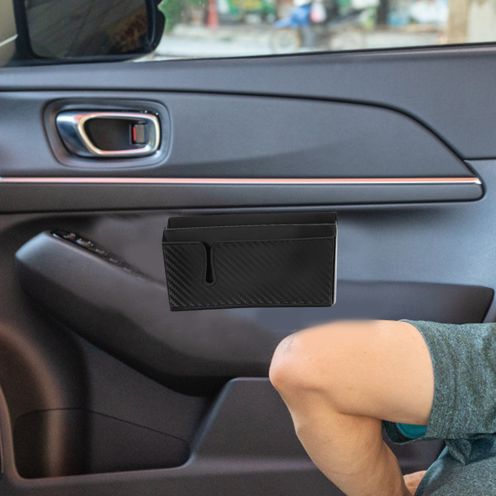 2Pcs Durable PVC Car Organizer – Phone Accessories Design recenzja i cena