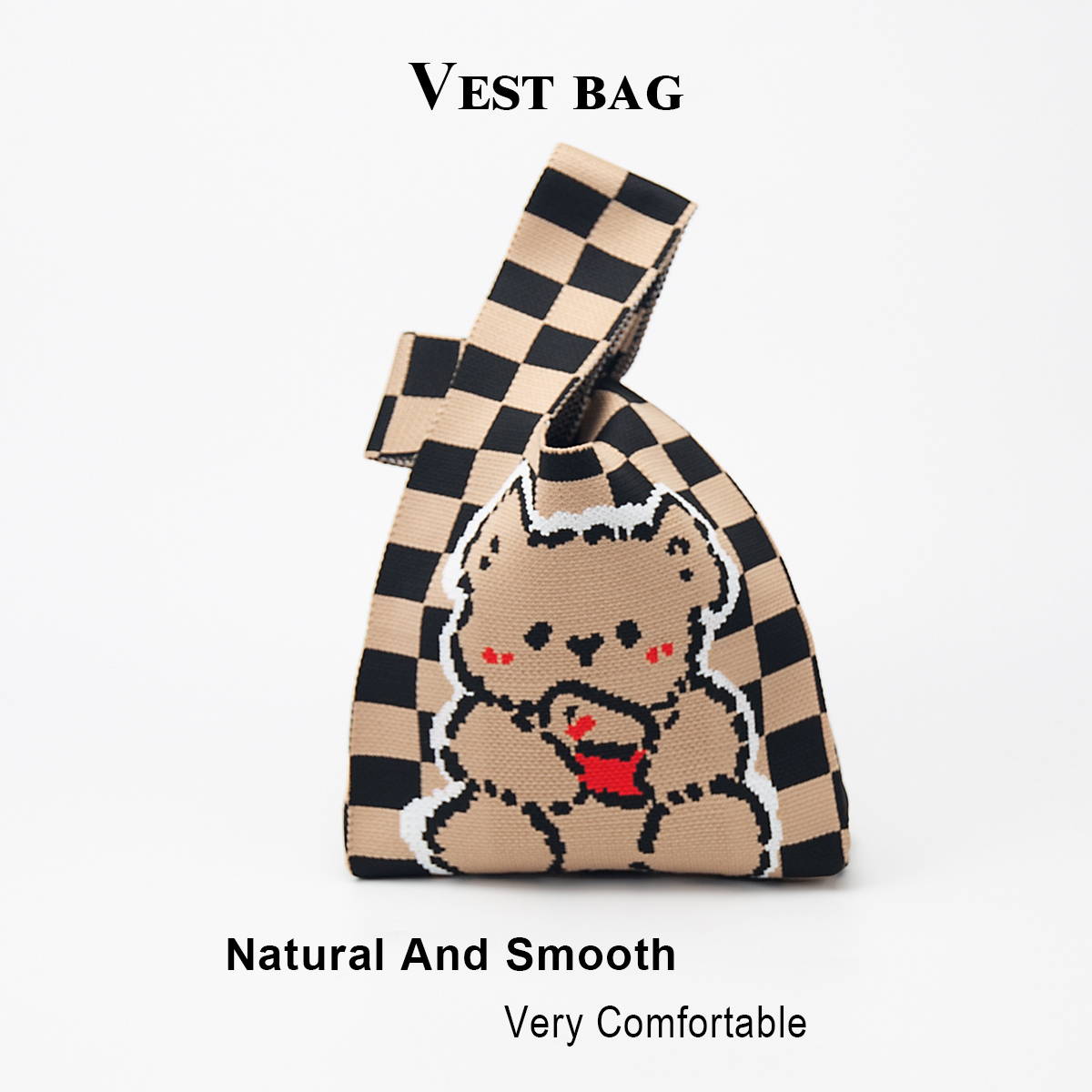 Cute Knitted Handbag for Girls – Phone Accessories Design recenzja i cena