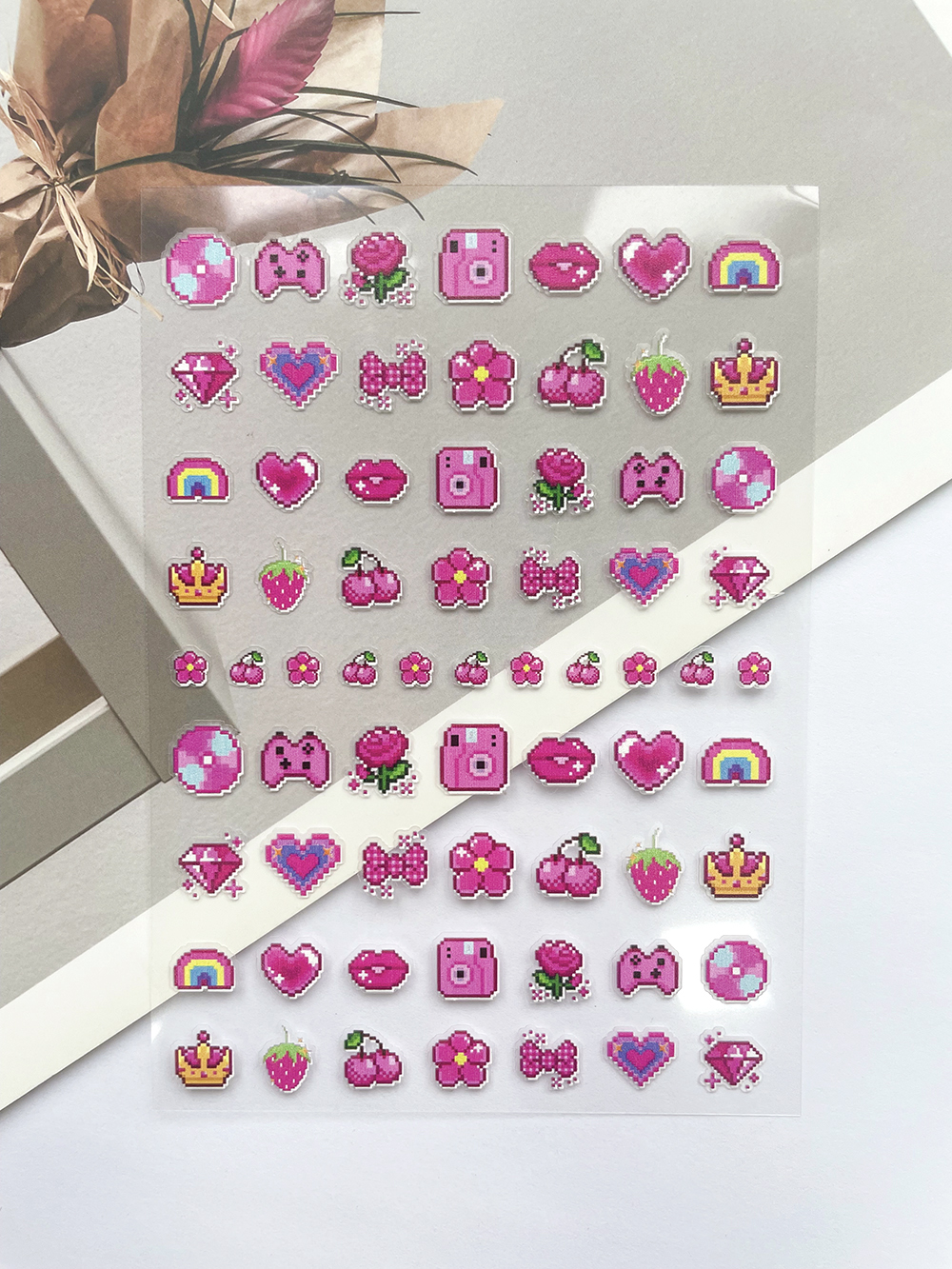 1pcs Cute Leopard Print Bowkno – Phone Accessories Poster recenzja i cena