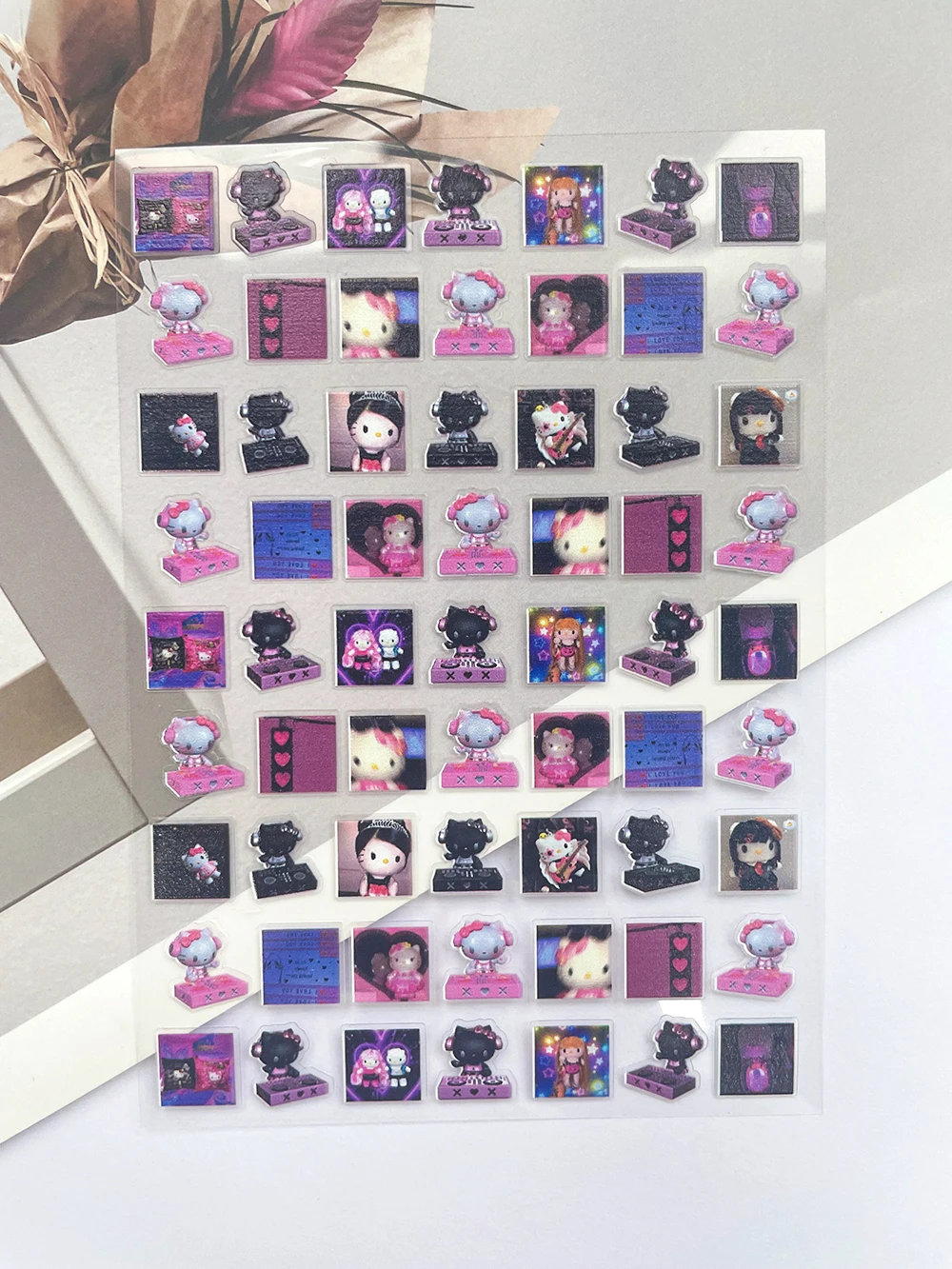 Mini Pvc Cute Pink Pixel Art S – Phone Accessories Poster recenzja i cena