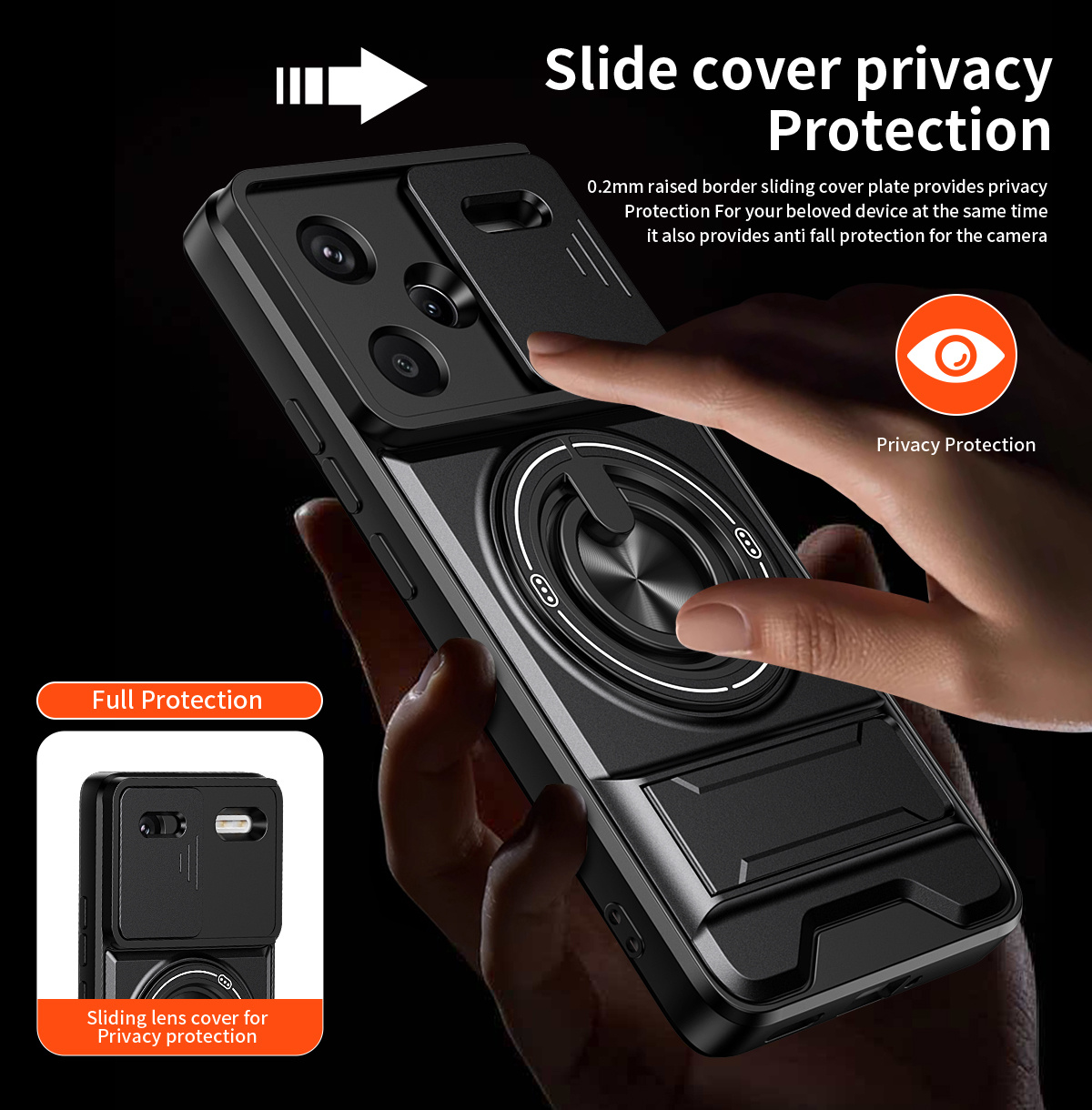 Lens Slide Camera Phone Case f – Phone Accessories Website recenzja i cena