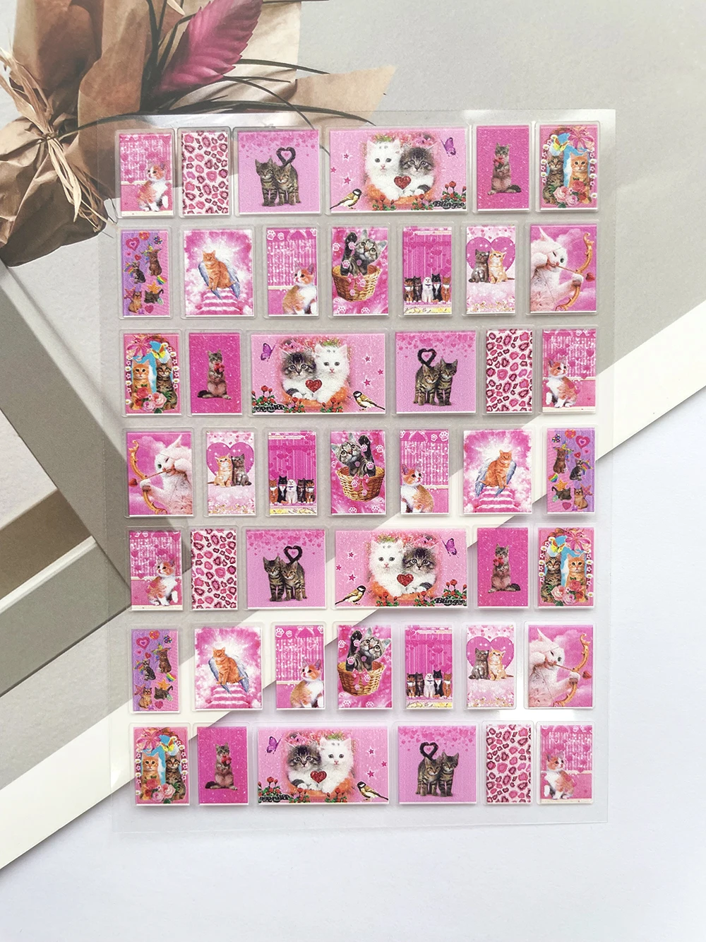 Kawaii Rabbit Leopard Print Bo – Phone Accessories Poster recenzja i cena